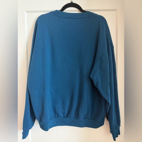Alo Accolade Crew Neck Pullover, Eclipse Blue, Size M - Picture 4 of 4